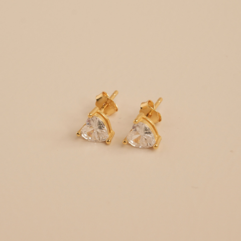 AMBER STUD EARRINGS
